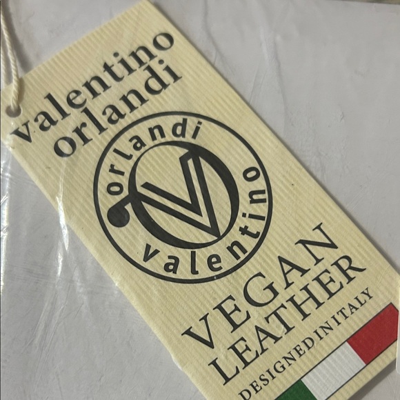 Black Studded Valentino Orlandi Crossbody Bag with guitar strap - Picture 4 of 6